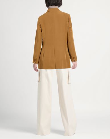 Woman Blazer Camel Size 8 Polyurethane, Viscose, Elastane