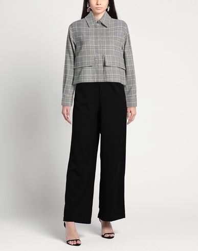 Woman Jacket Grey Size 10 Polychloride, Viscose, Elastane