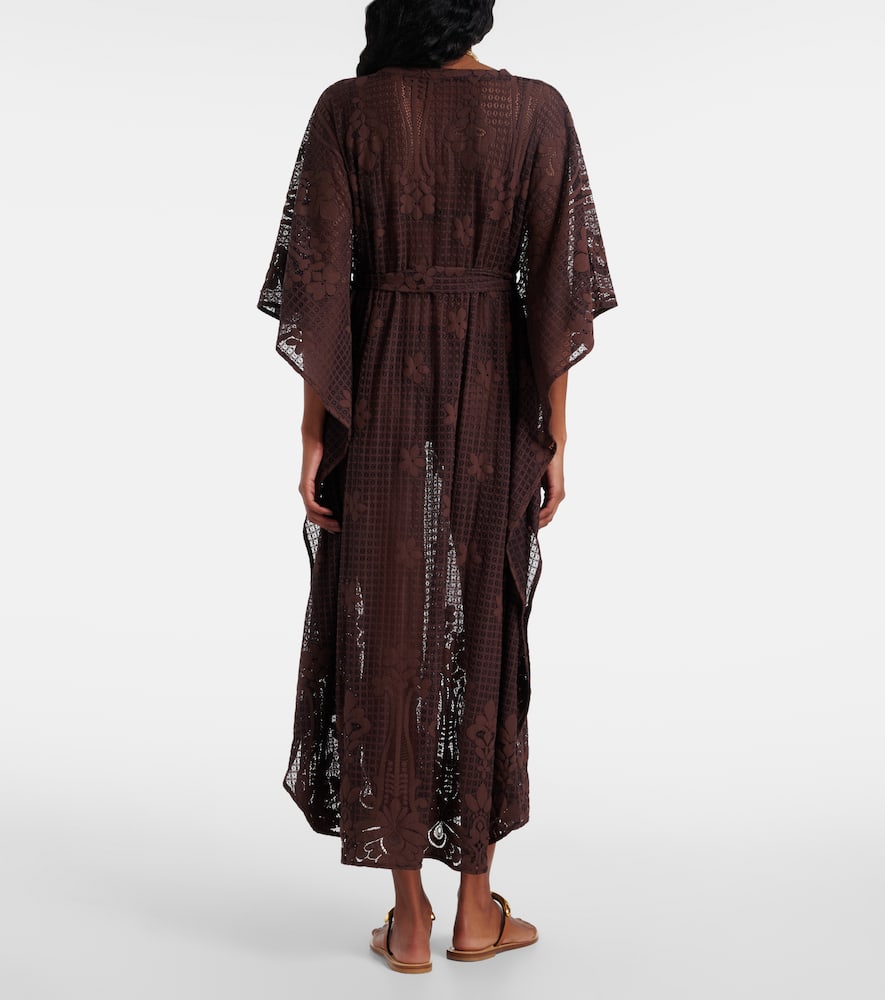 June cotton-blend kaftan