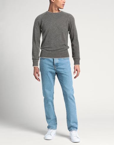Man Sweater Grey Size 36 Cashmere