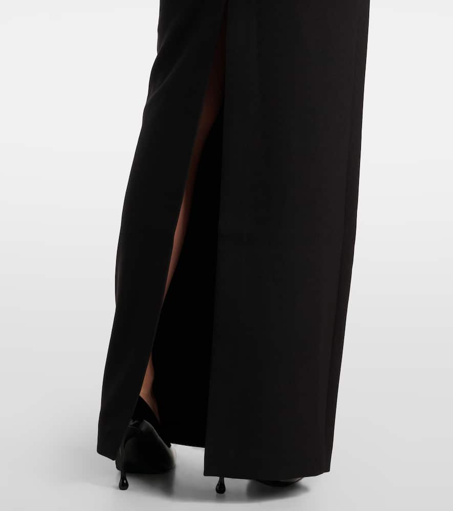 Roland Mouret Embellished crêpe gown