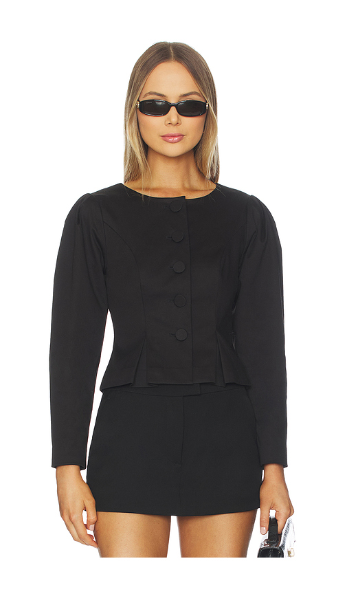 MAJORELLE Corrine Jacket in Black. XL also in L, M, S