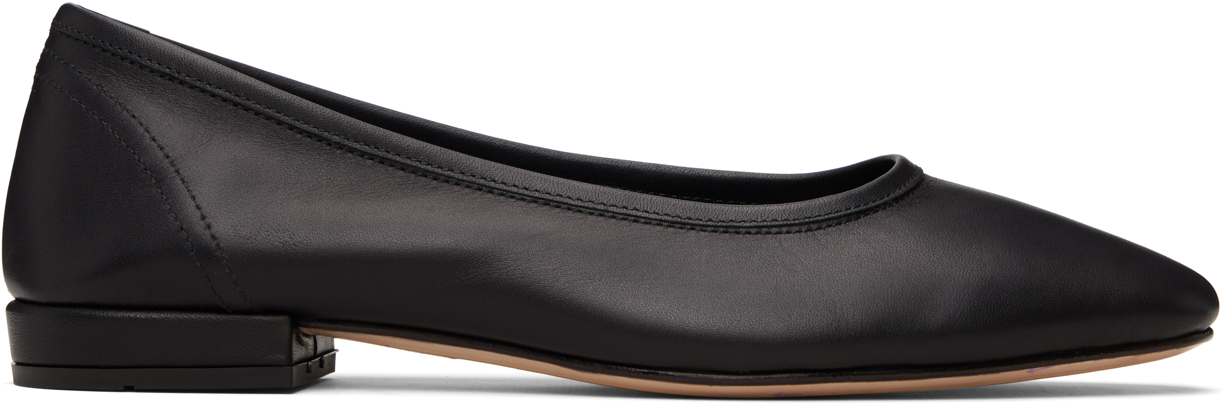 Black Serafina Ballerina Flats