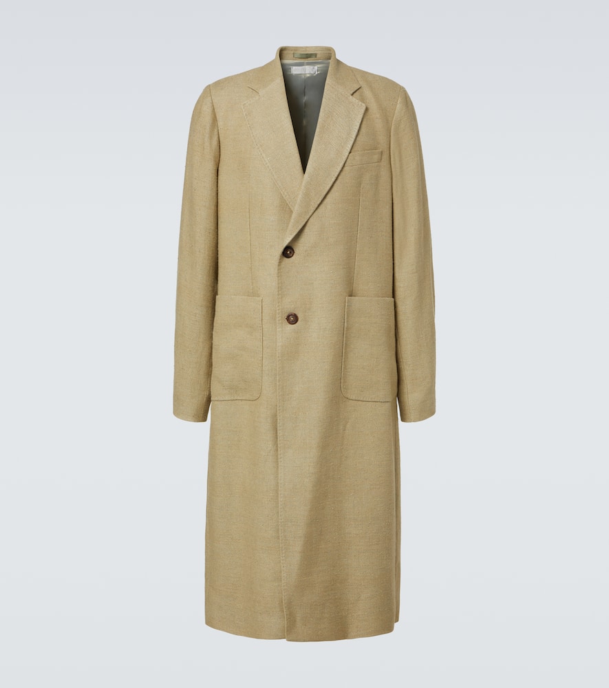 Robe linen and silk overcoat