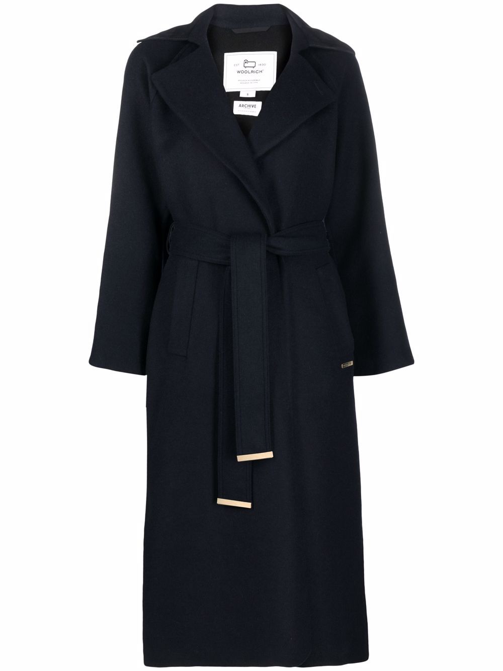 Callery belted coat - Blue