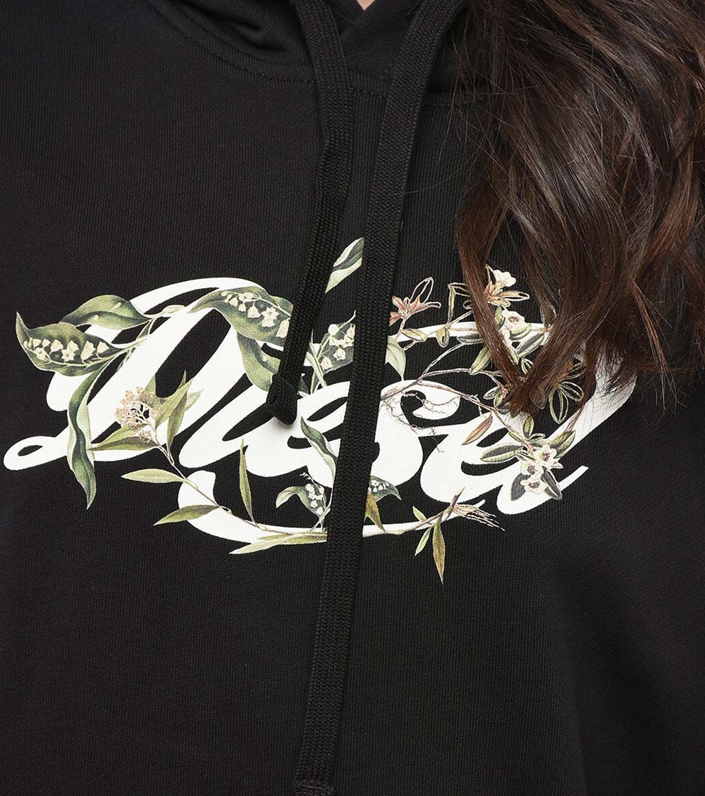 Black Graphic Hoodie