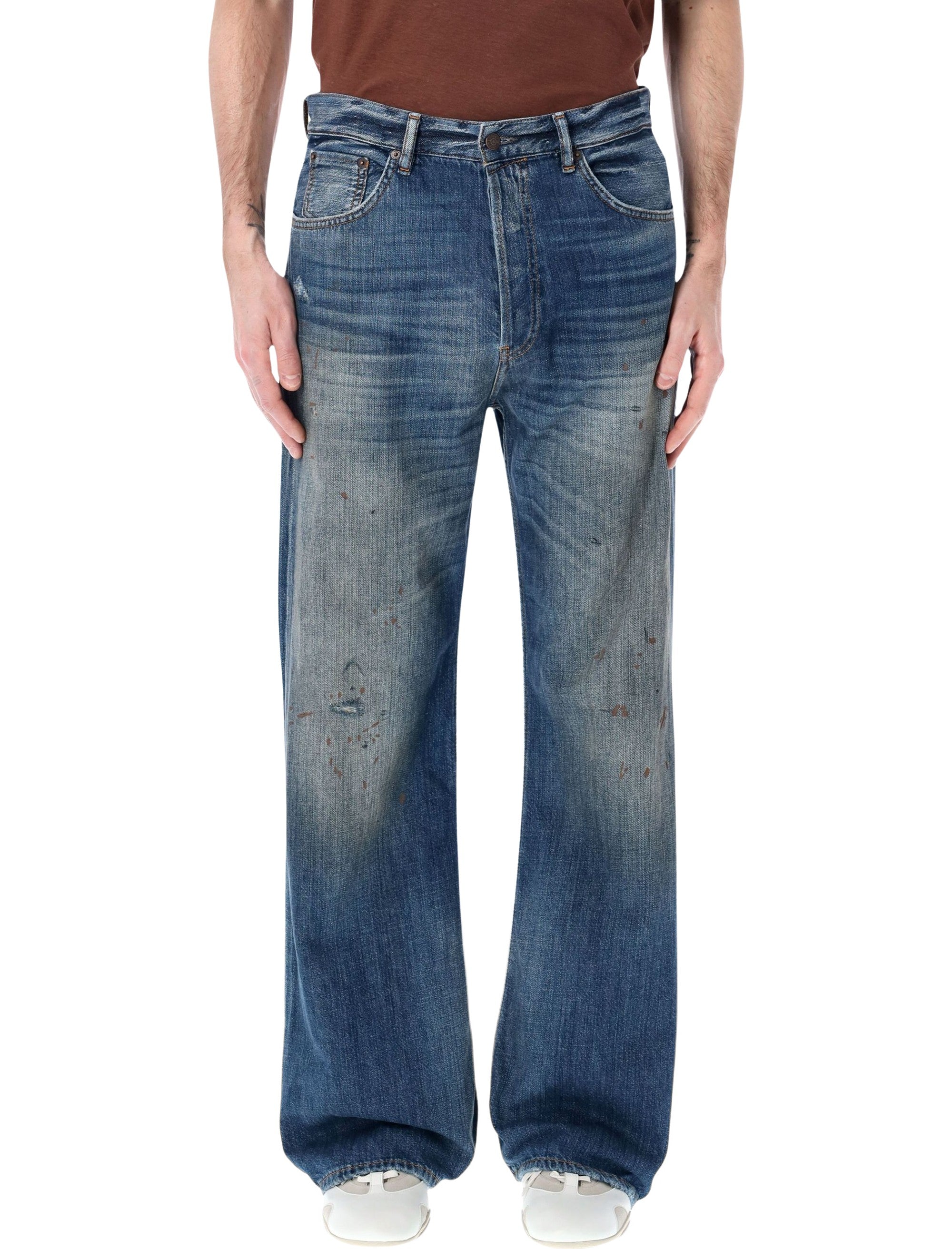 Authentic Vintage-Inspired Straight Leg Jeans - Size 32