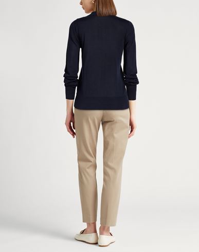 Woman Sweater Midnight blue Size L Cashmere, Silk