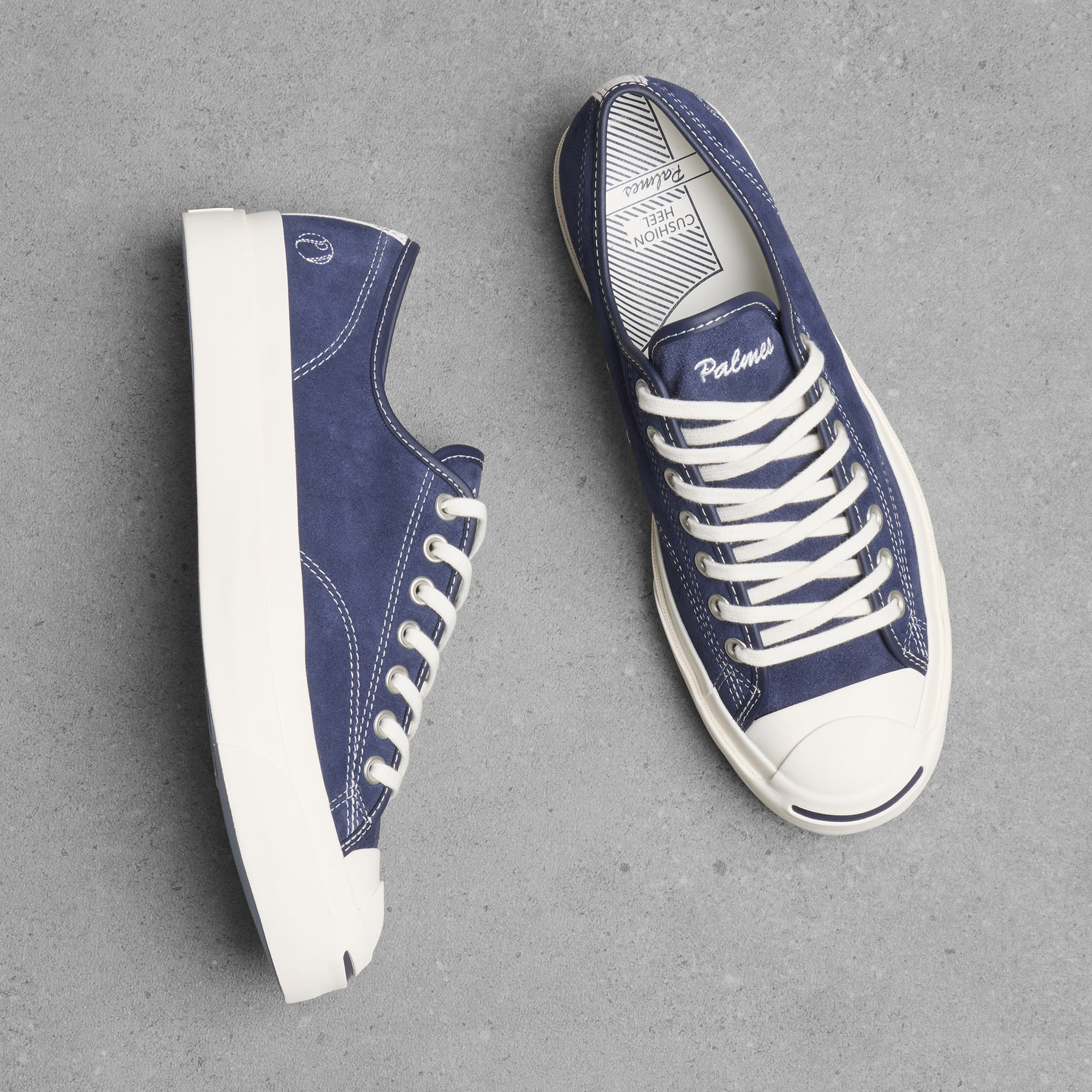 Men's x Palmes Jack Purcell PDM Sneaker in Parisian Night/Cloud Dancer