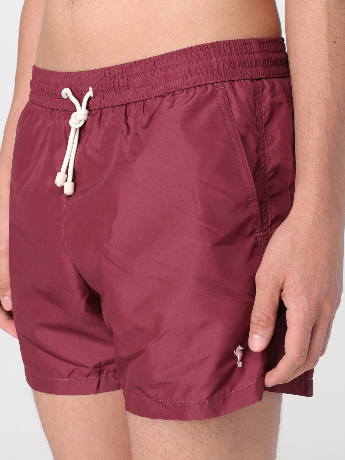 Swimsuit Men color Burgundy