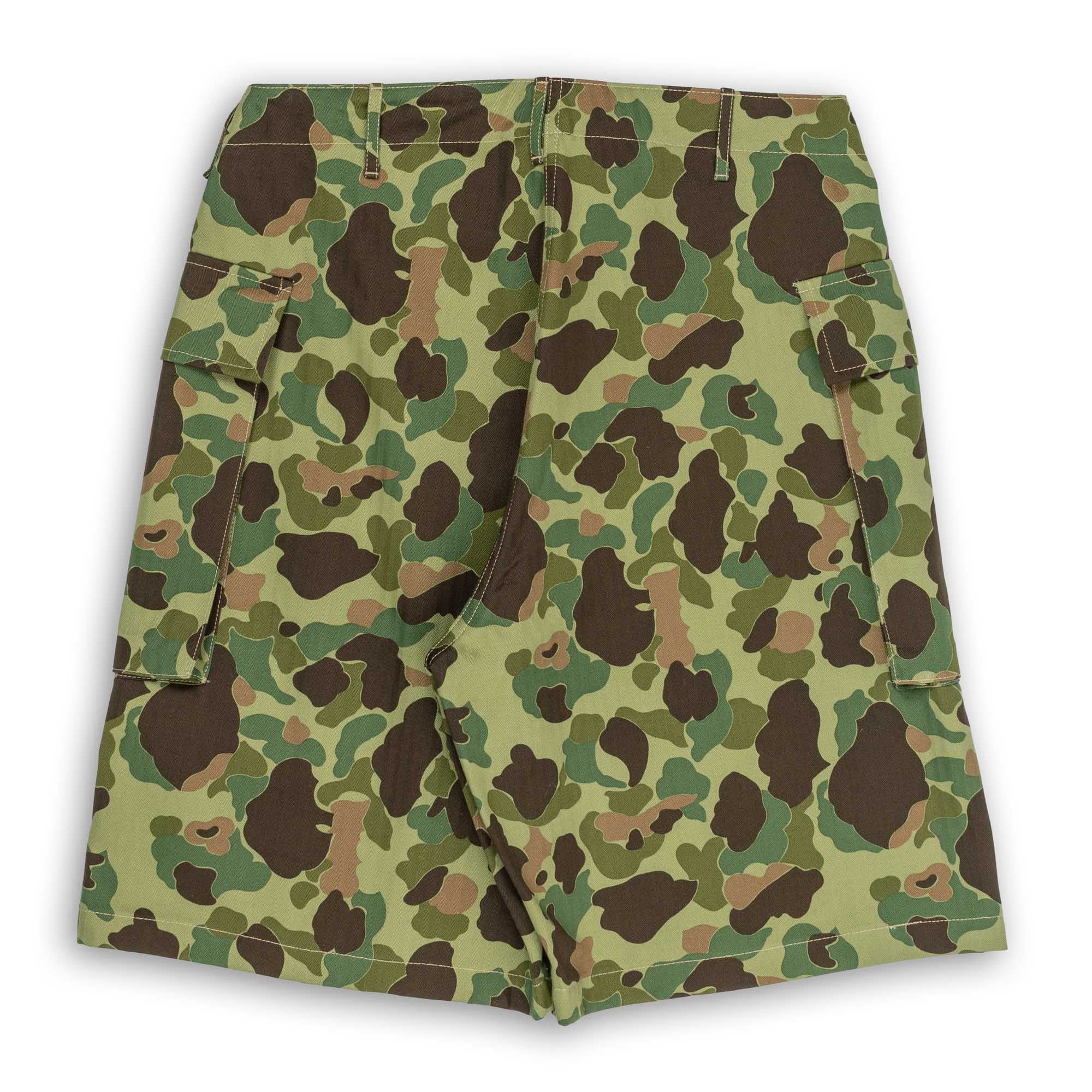 Reversible Frogskin Camouflage Shorts