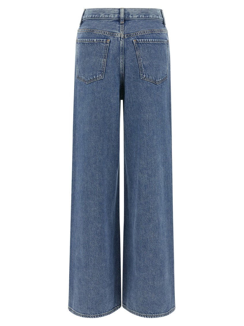 High-waisted Wide-leg Jeans