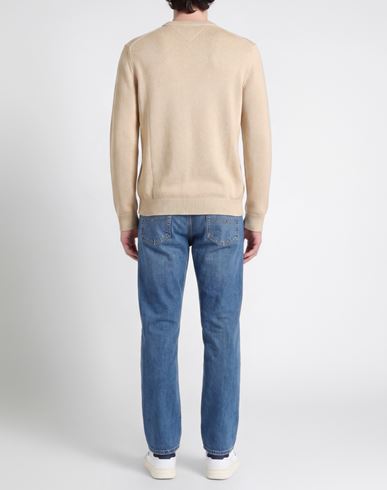 Man Sweater Beige Size L Cotton