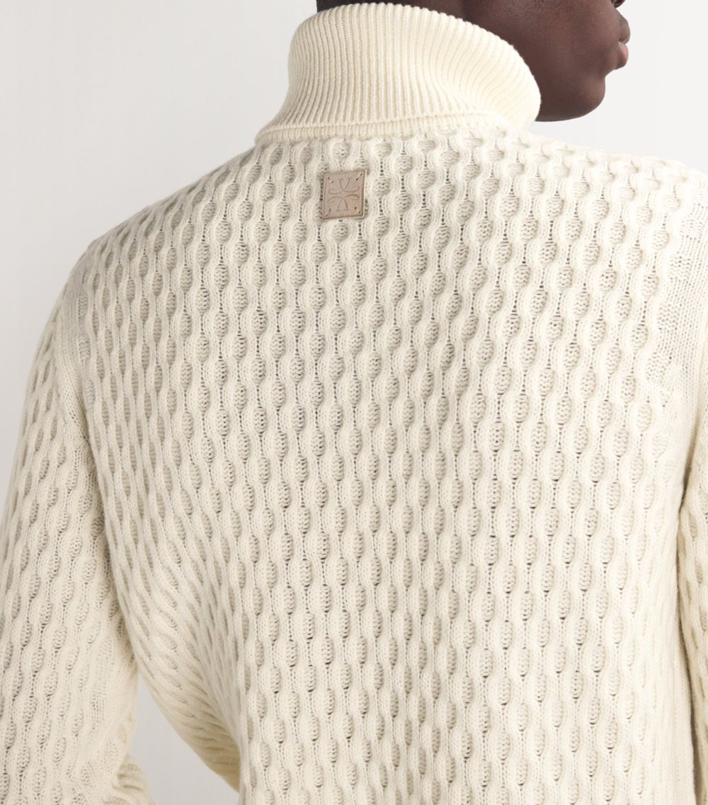 Virgin Wool Rollneck Sweater