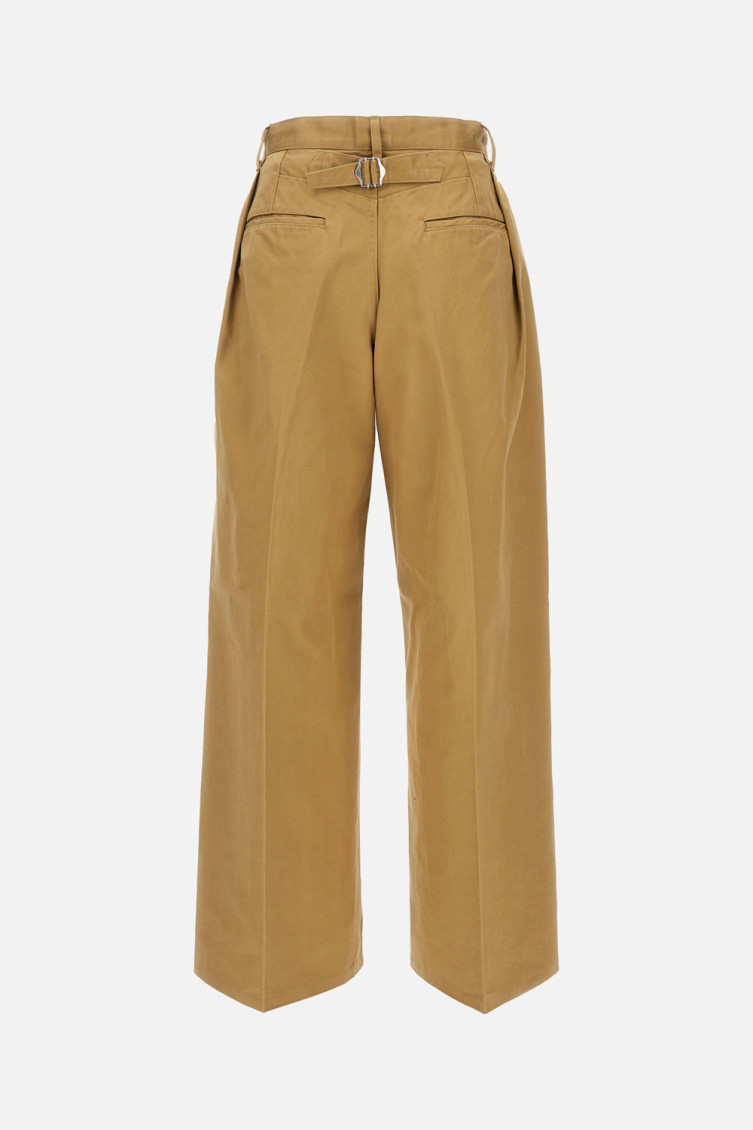 Beige Hakama Pants