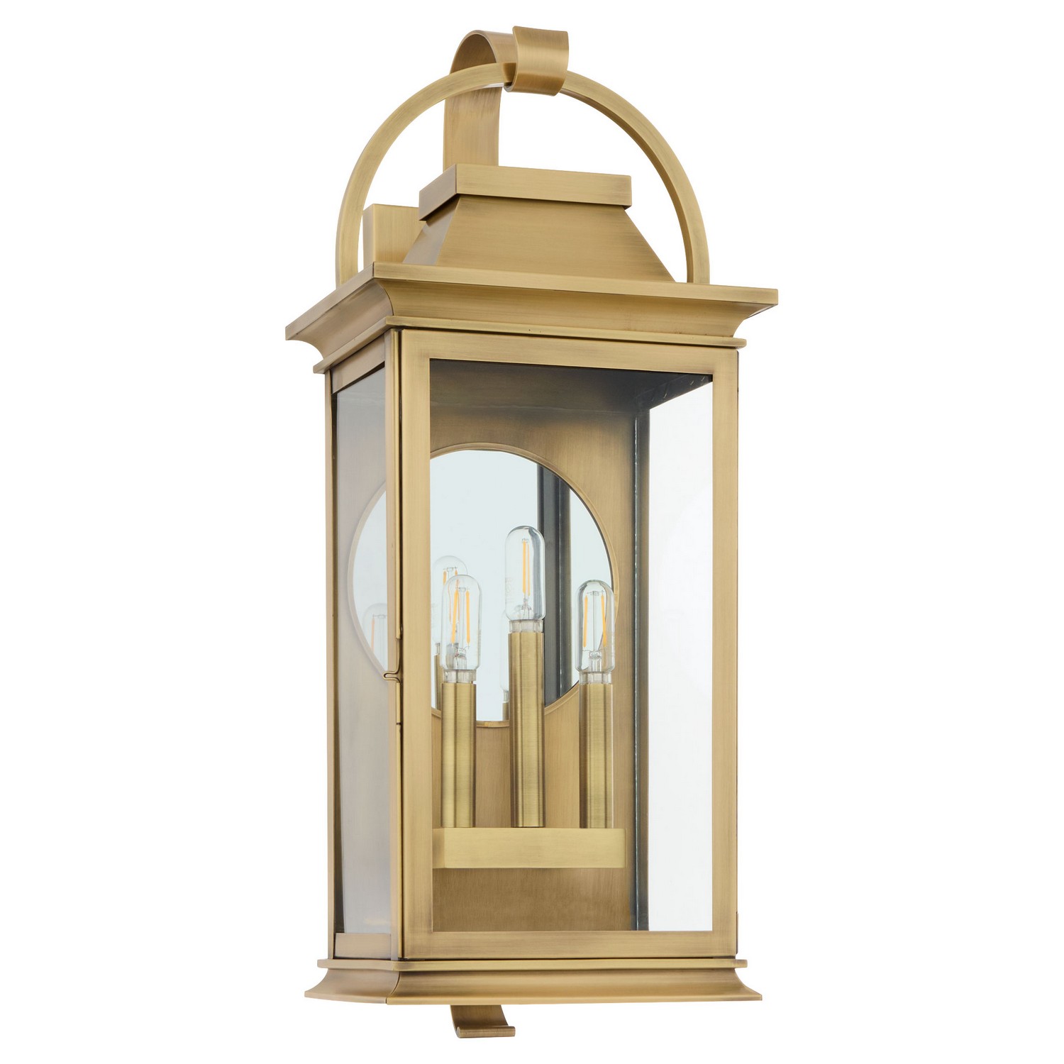 Heritage Brass Outdoor Wall Sconce from the Concord Collection