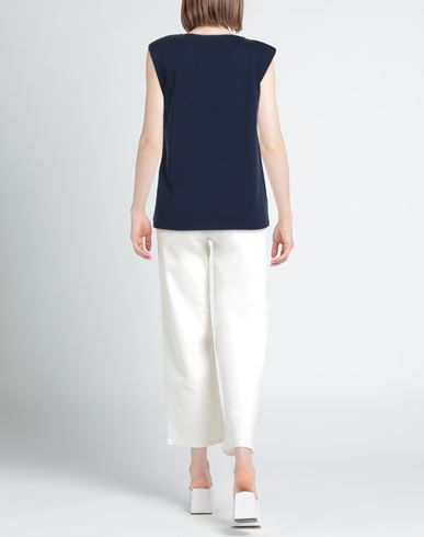 Woman Top Navy Size S Viscose, Elastane