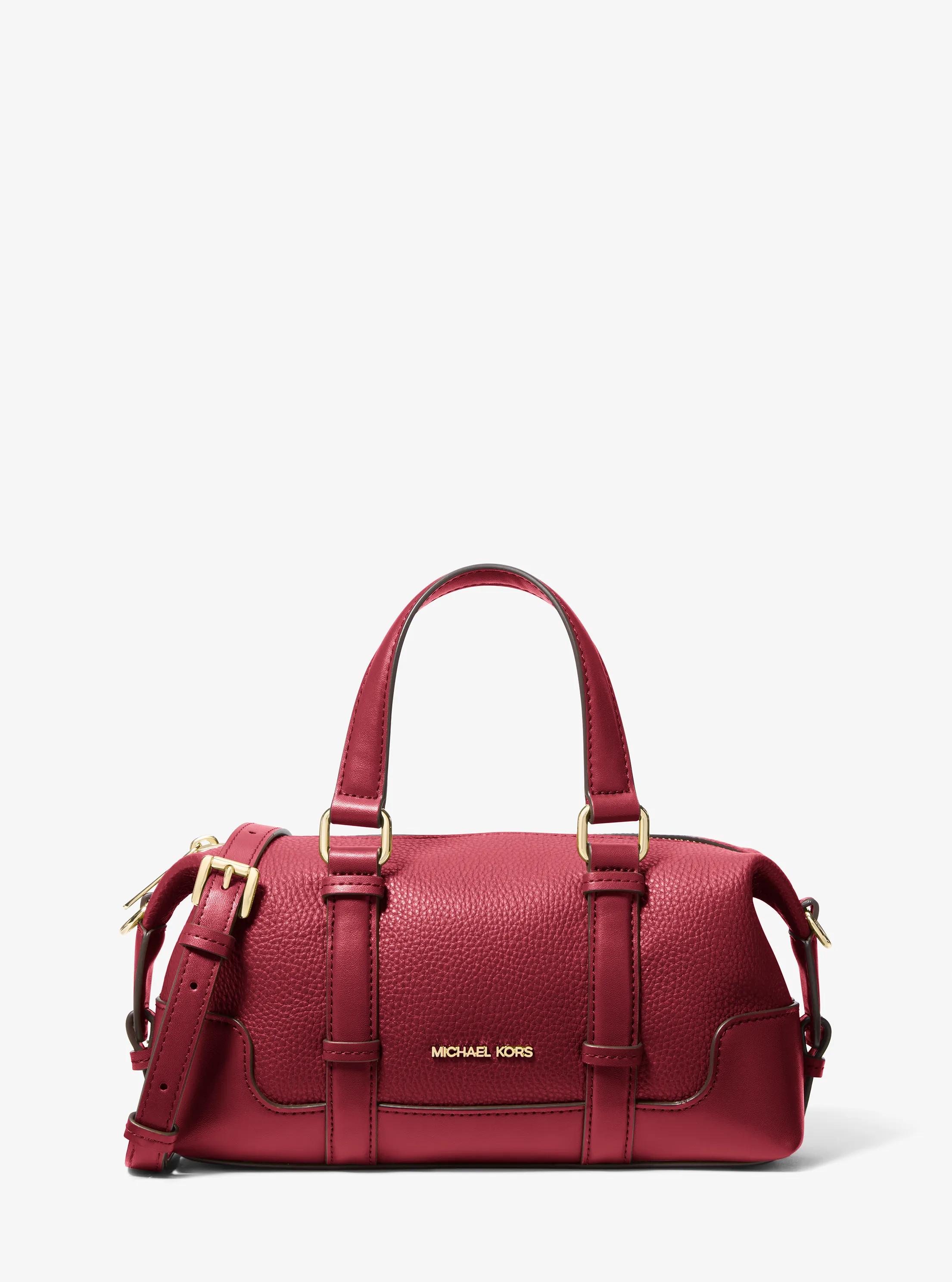 Michael Kors Teddi Extra-Small Textured Slouchy Crossbody Bag in Red - One Size by