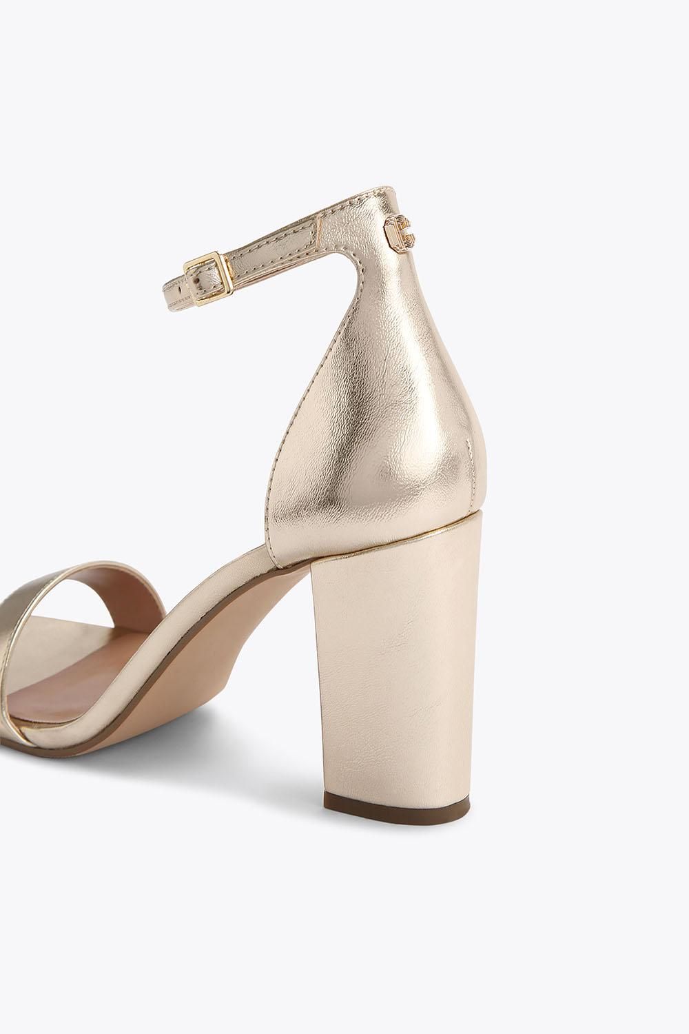 Carvela Women's 'Capo Block Heel' Heels in Gold