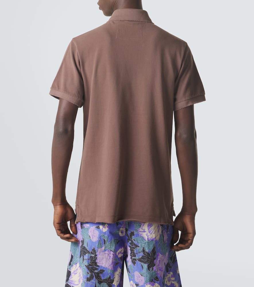 Cotton piqué polo shirt