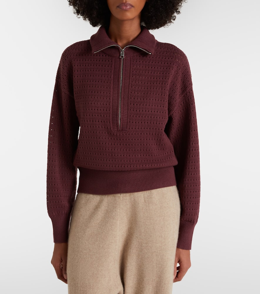Darla half-zip sweater