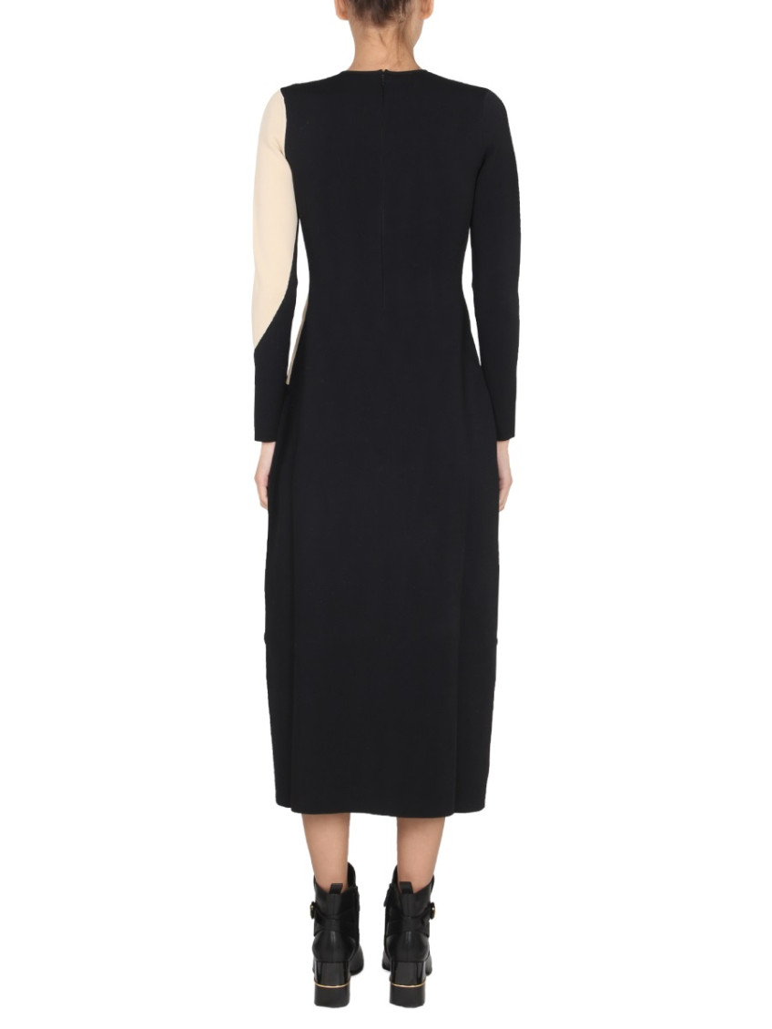 Colorblock Sweater Dress