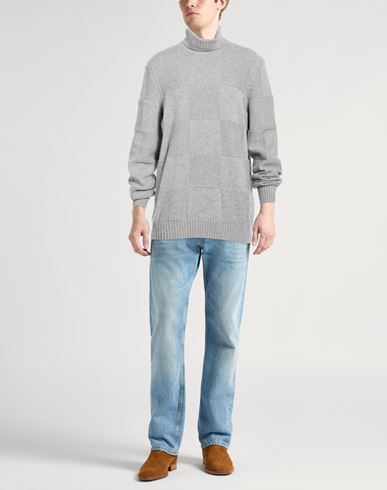 Man Turtleneck Grey Size 46 Cashmere