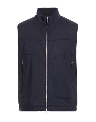 Man Vest Midnight blue Size 42 Virgin Wool