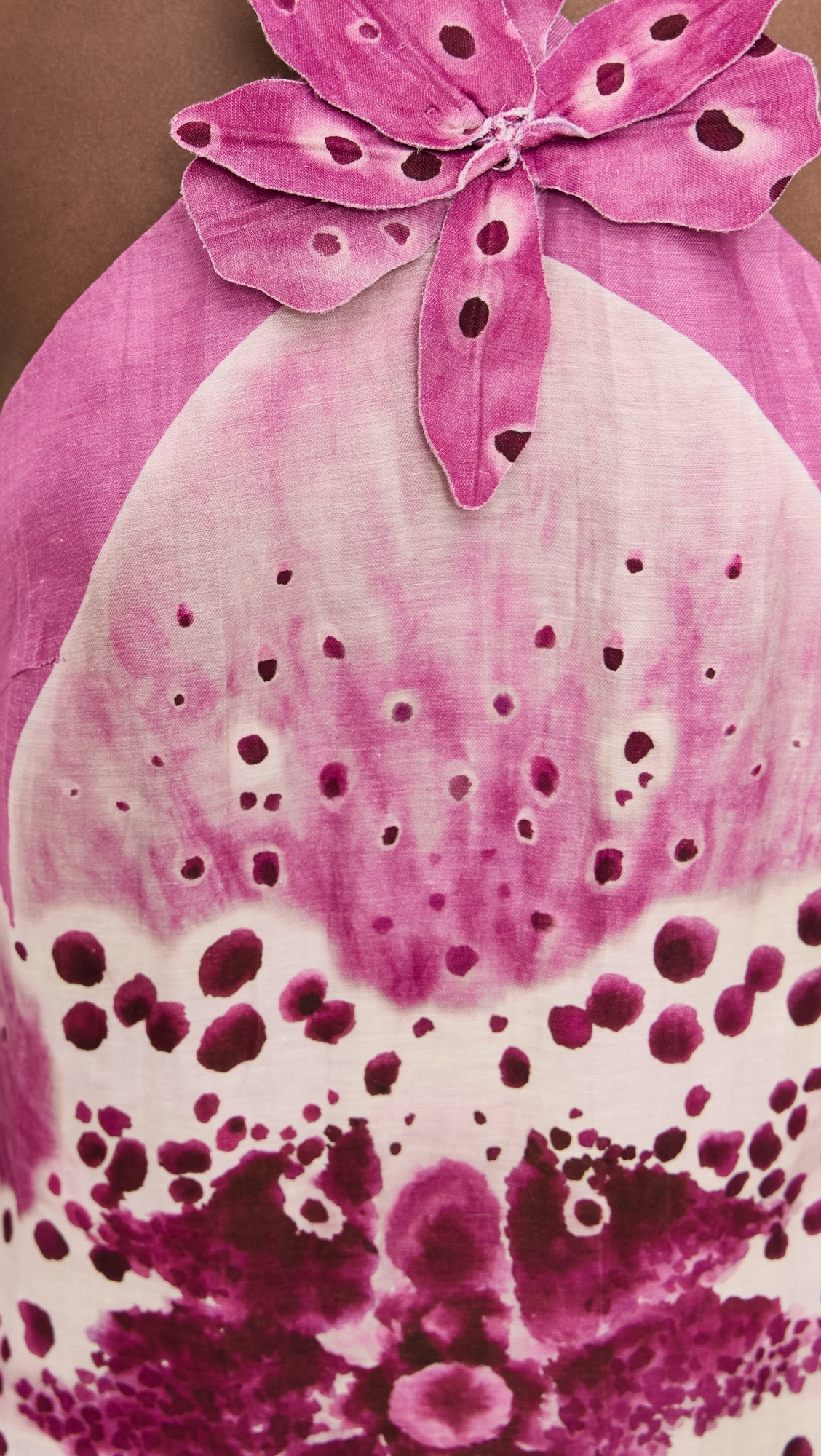 Everlee Orchid Print Mini Dress Coraline Orchid