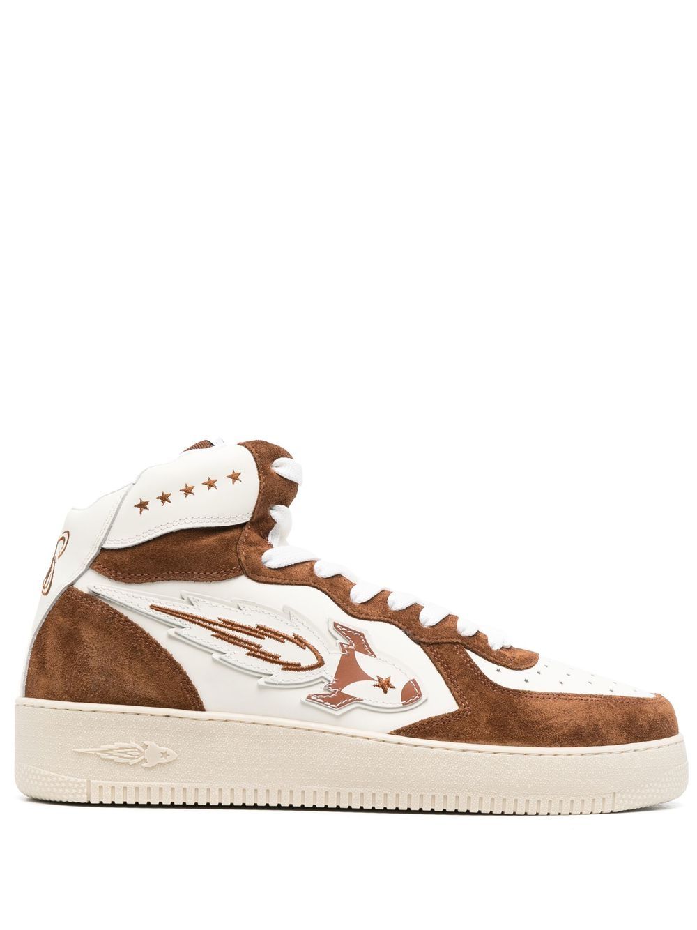 Rocket high-top sneakers - White