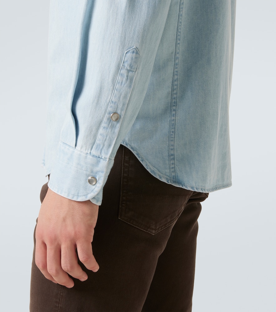 Cotton chambray shirt