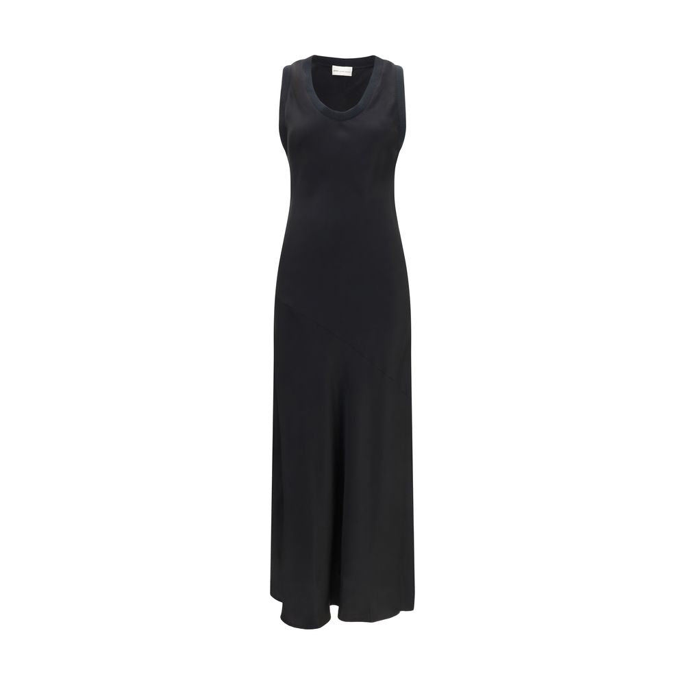 Viscose Sleeveless Dress — Black