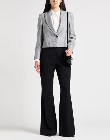 Woman Blazer Light grey Size 0 Virgin Wool, Polyamide