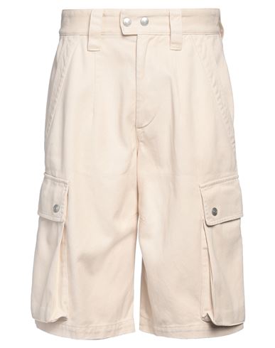 Man Denim shorts Beige
