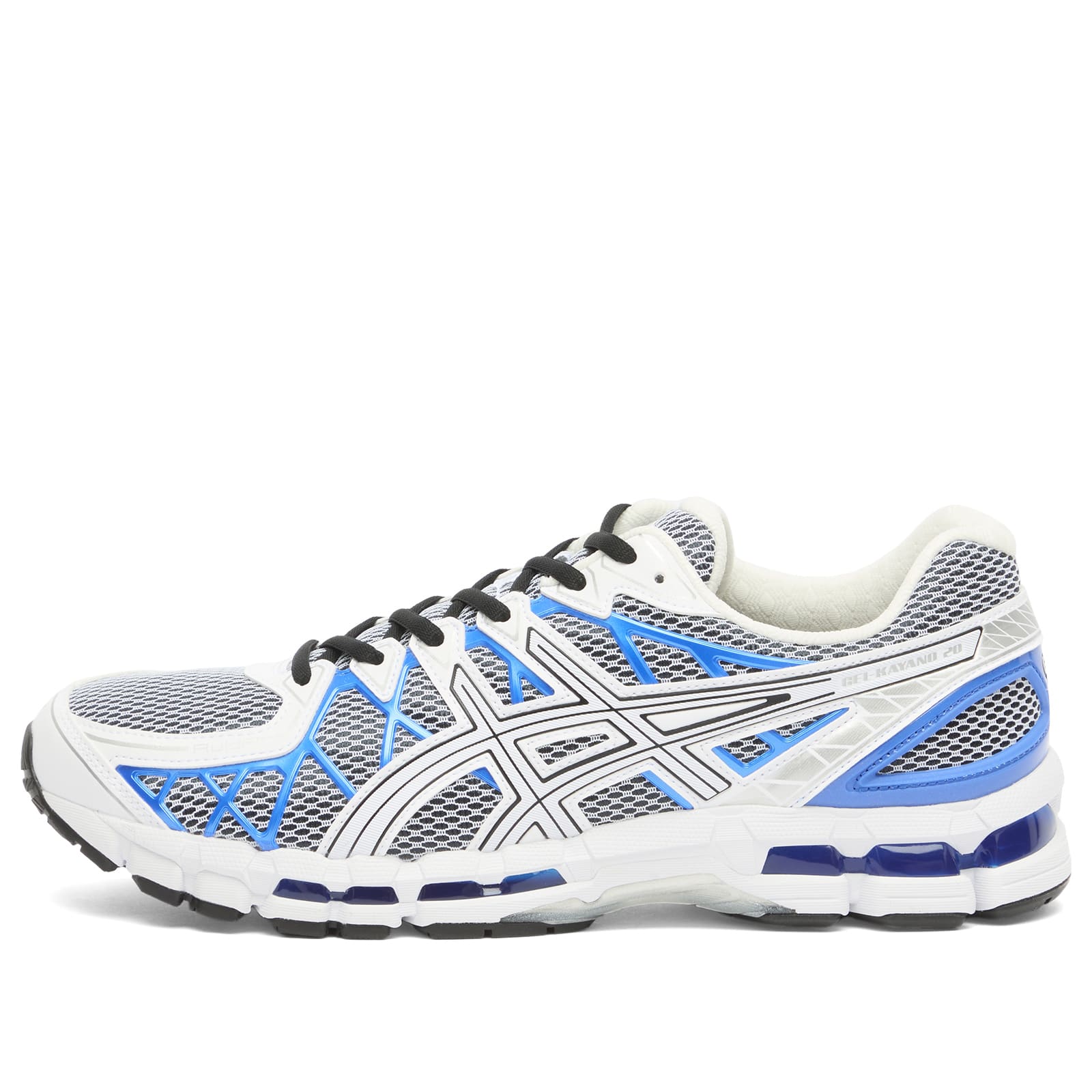 Men's Gel-Kayano 20 Sneakers in White/Illusion Blue