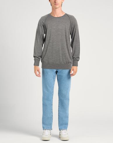 Man Sweater Grey Size XXL Acrylic, Wool