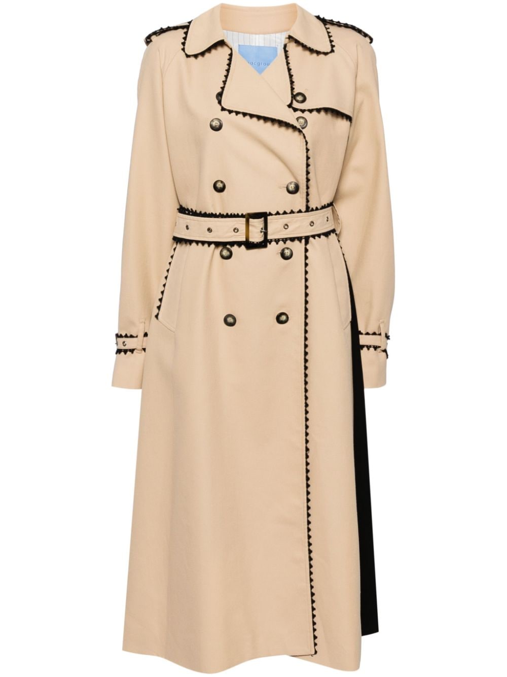 Cotton trench coat - Neutrals