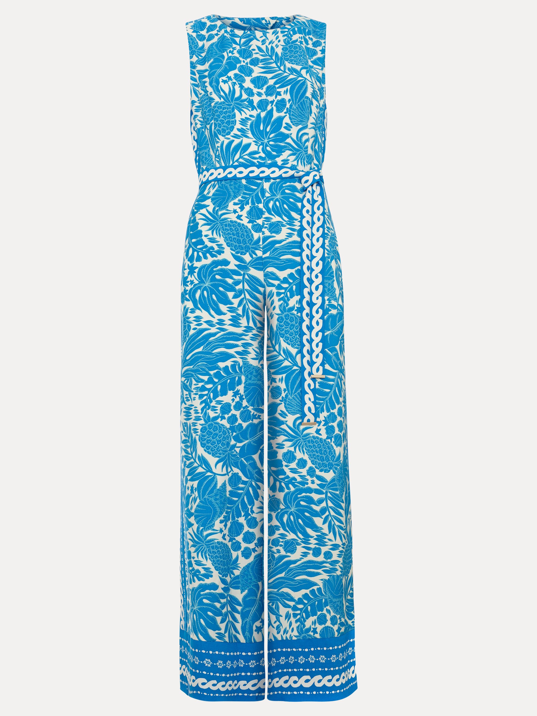 Phase Eight Cyra Prnted Jumpsuit In Turquoise