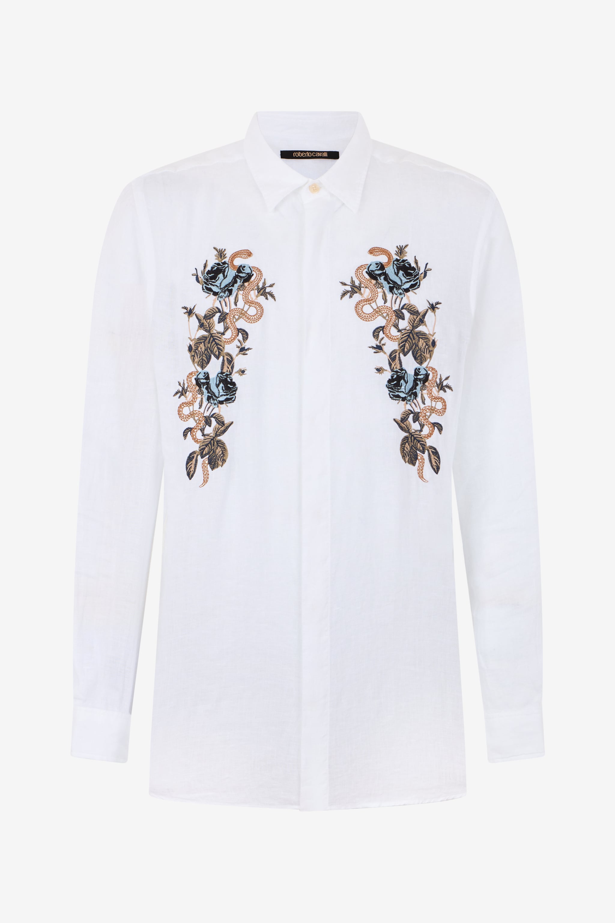 White Embroidered Shirt