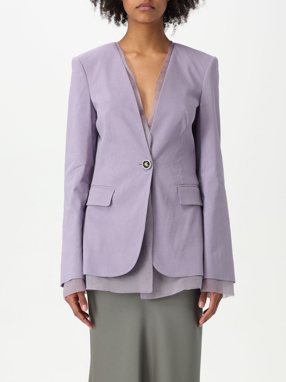Blazer Woman color Brown