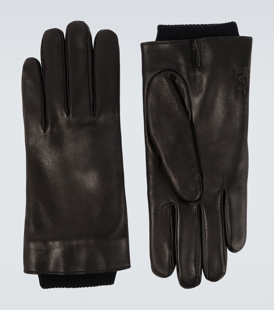 Cassandre wool-lined leather gloves