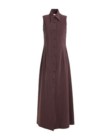 Chocolat Woman Maxi dress Plum Size 0 Silk, Polyamide