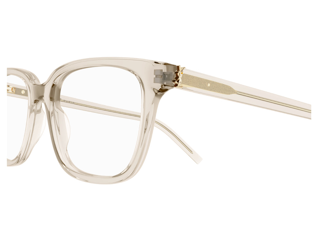 SAINT LAURENT Woman SAINT LAURENT SL M110/F 003 Optical frames Acetate Nude Squared ["Antiriflesso