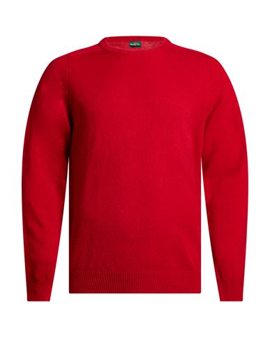 Man Sweater Brick Size 42 Wool