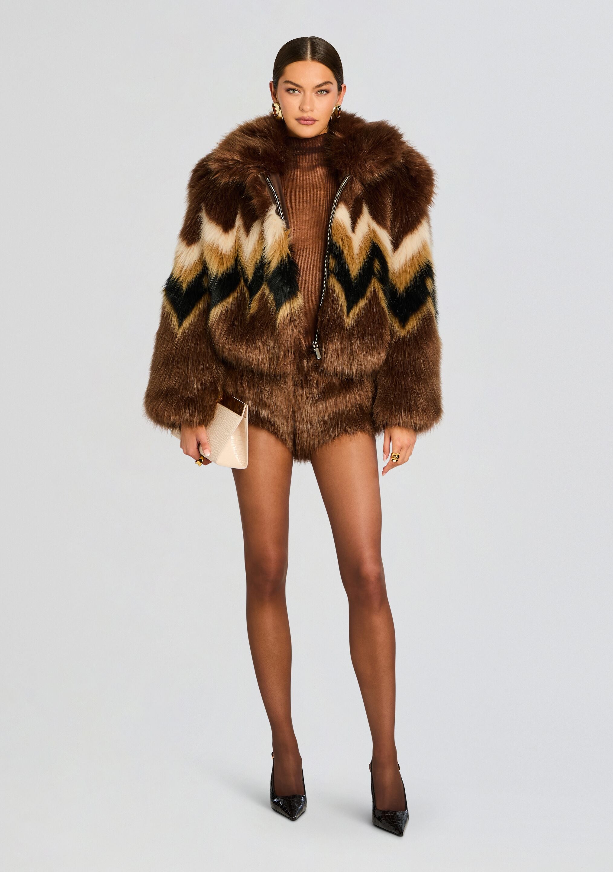 Ismay Faux Fur Bomber