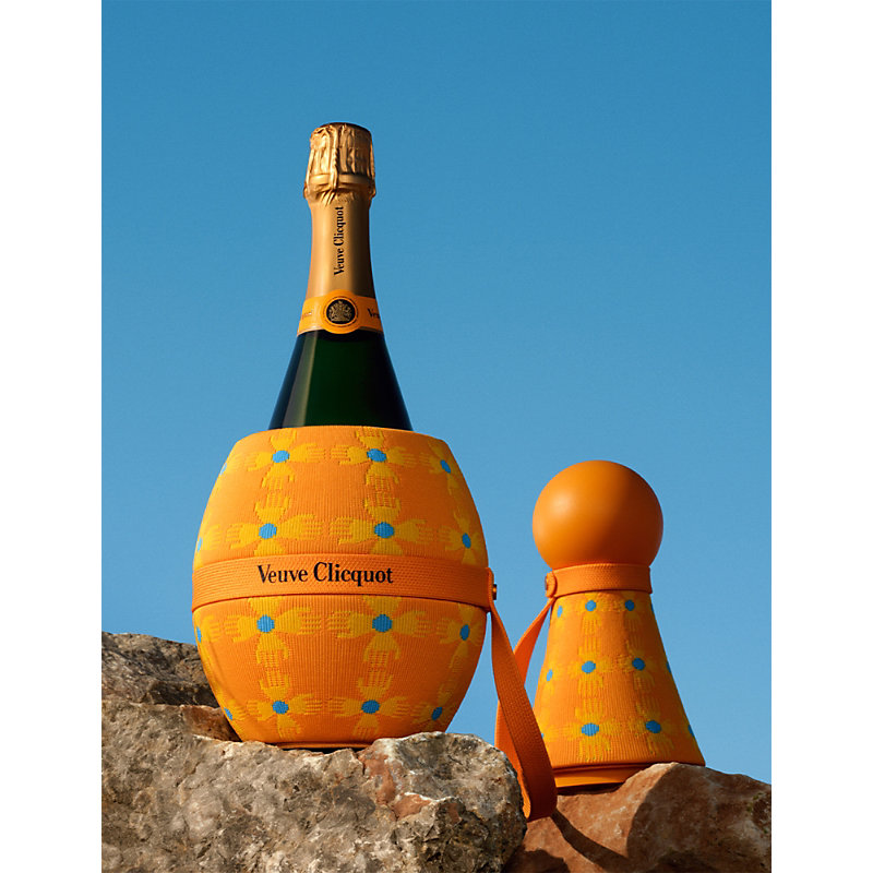 Sun Totem With Portable Holder Nv Brut Yellow Label Limited Edition Yinka Ilori 750ml