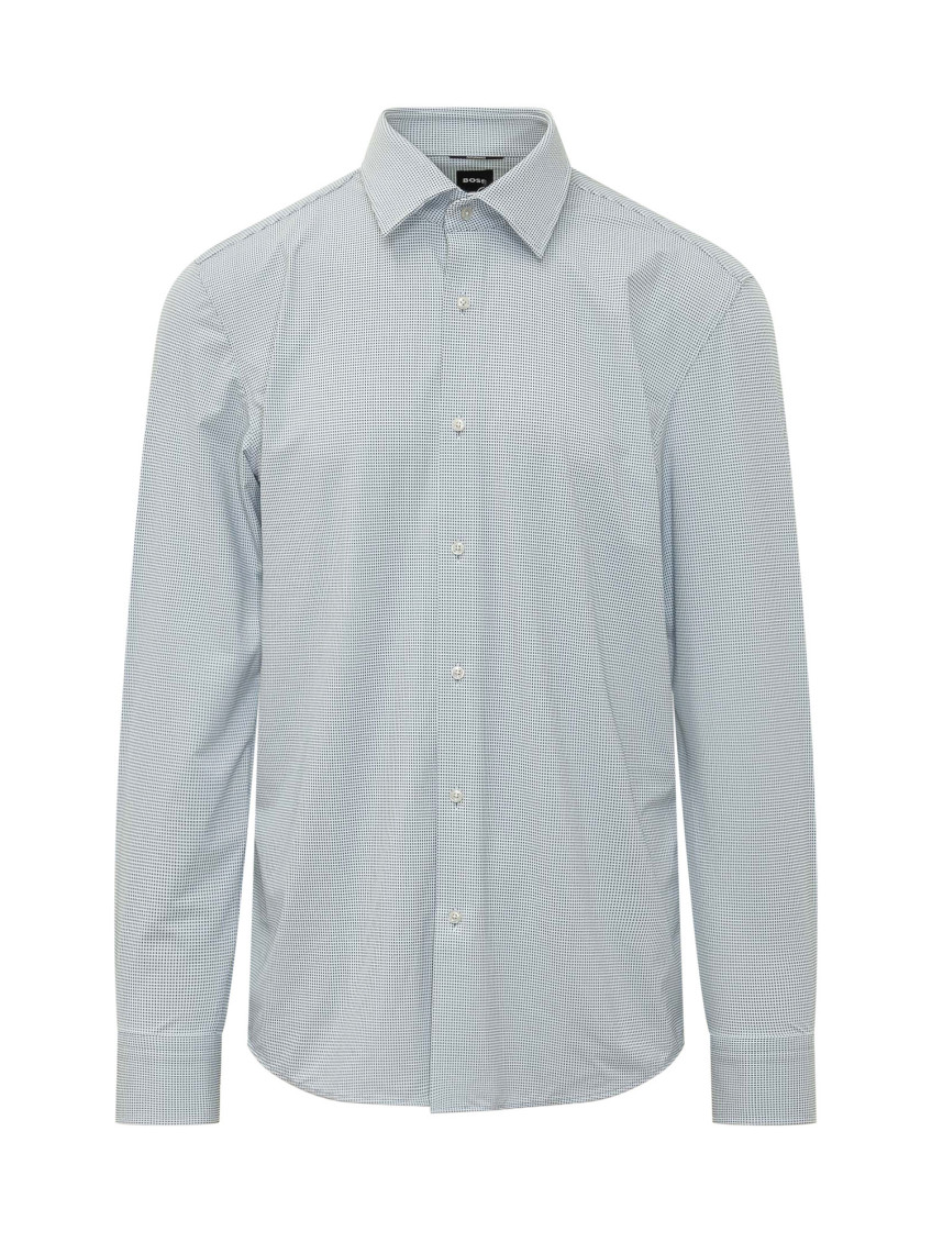 Blue Regular Printed Shirt