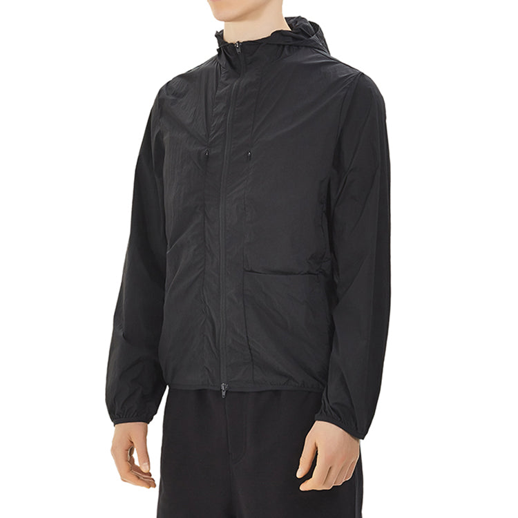 Men's Y-3 TRVL Nylon Parka Jacket Breathable Black