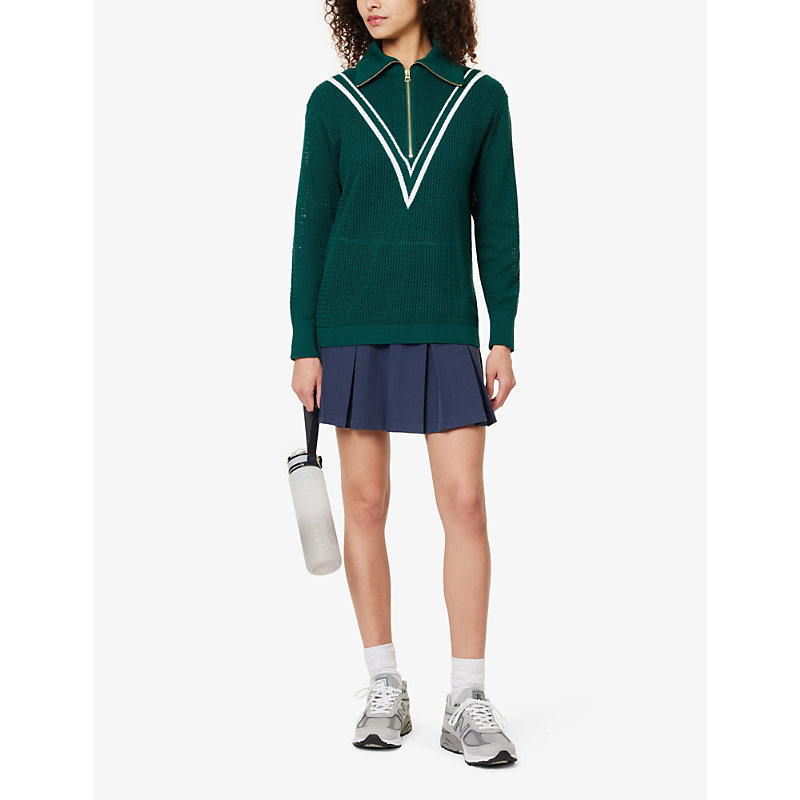Womens Forest Savannah Branded Cotton-knit Jumper L