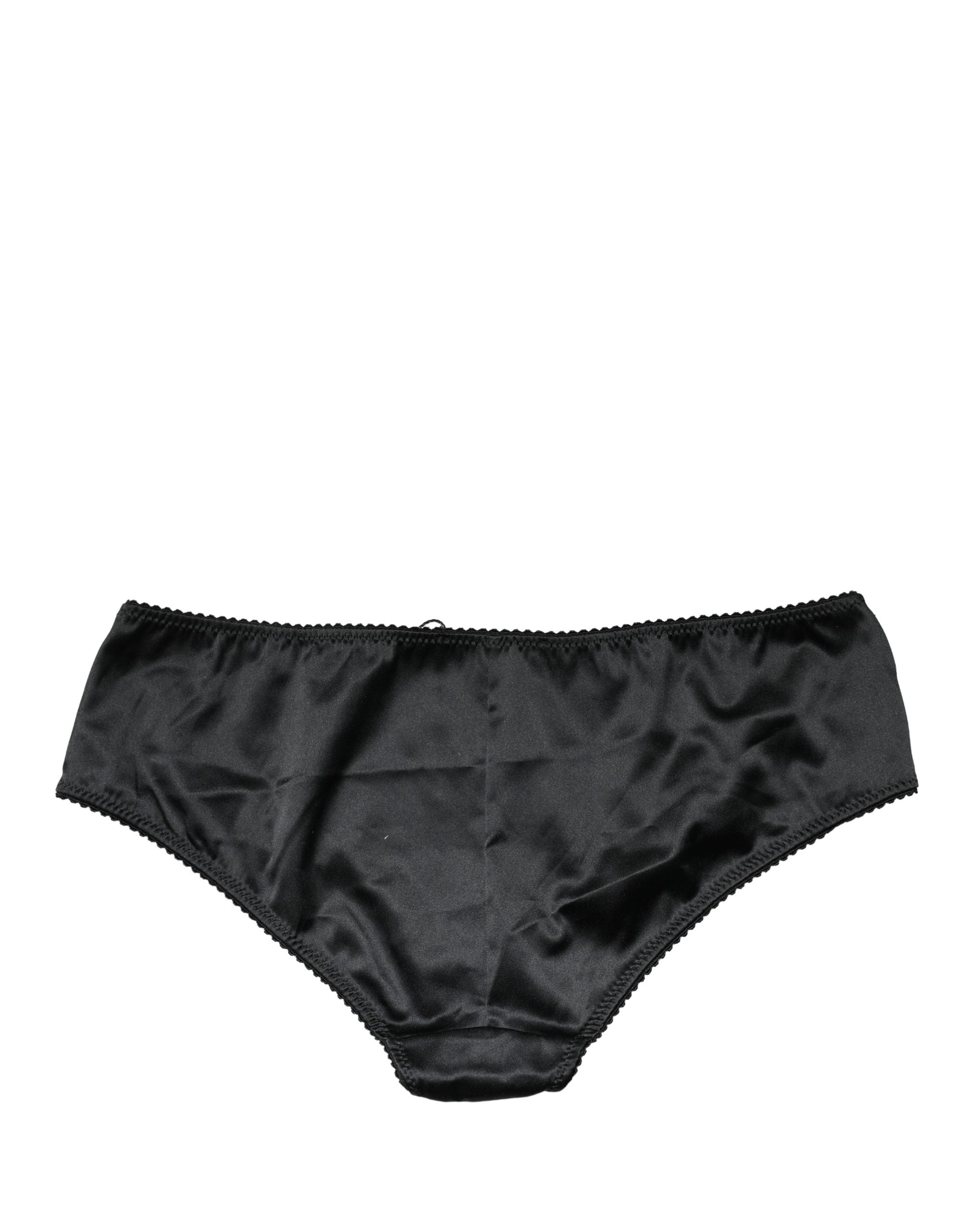 Silk Stretch Brief — Black